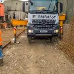 CIFA 42m boom pump in Ruislip, North London