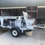 Dorking gin distillery concrete static line pumping