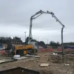 Schwing 20m boom pump, Worthing, Sussex