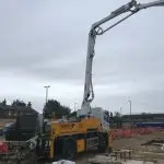 Schwing 20m boom pump, Worthing, Sussex