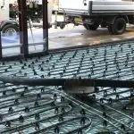 Dorking gin distillery concrete static line pumping